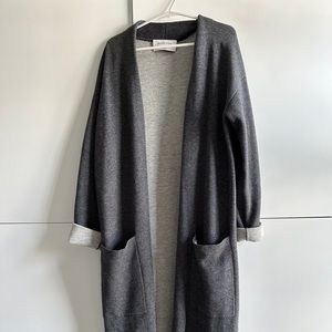 Babaton/Aritzia Lance Cardigan XS in Charcoal Grey